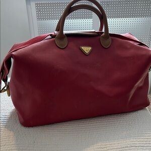 Solara Paris Jump Burgundy Leather Overnight Travel Bag by BOYT